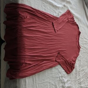 Long sleeve dress, Light Weight, Coral, Pockets